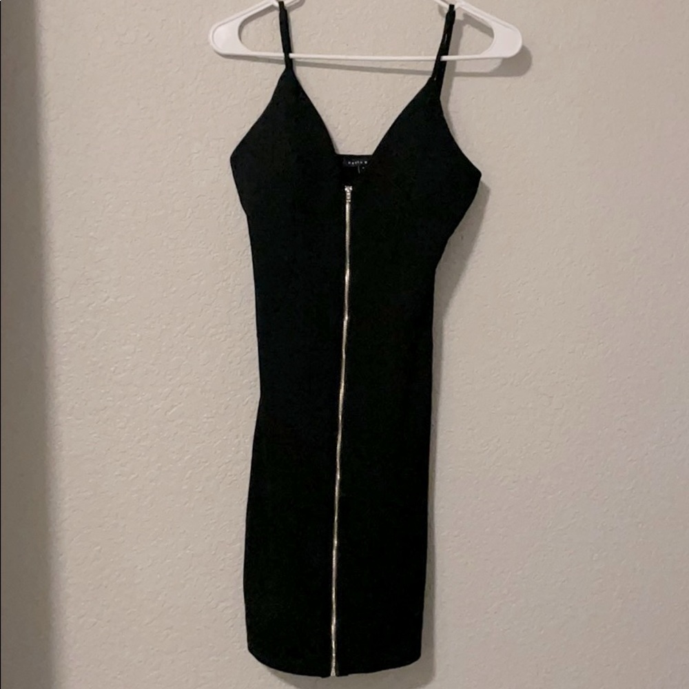 Black cocktail dress